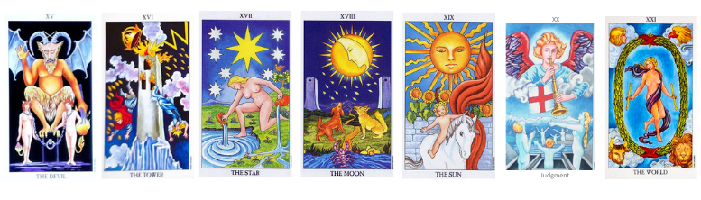 Major Arcana group 3 Major Arcana group 3